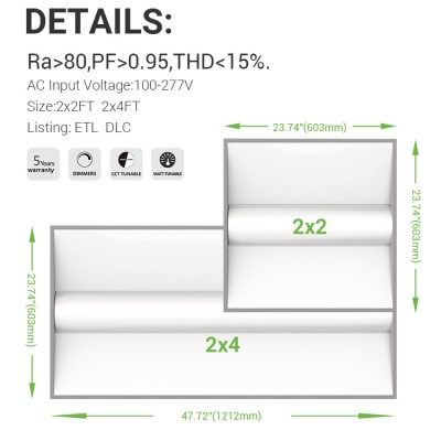 LED Troffer Light TRF350picture4