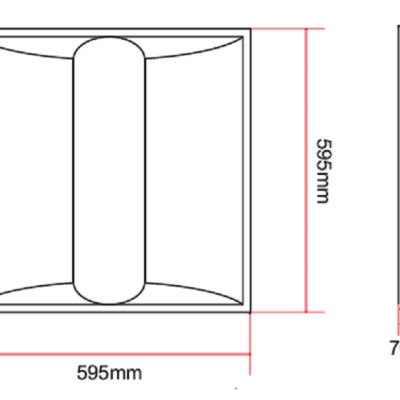 LED Troffer Light TRF120picture3