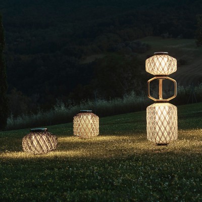 Modern Restaurant Woven LED Floor Lamp FRL120picture3