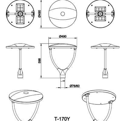 LED Post Top Light PTL790picture5