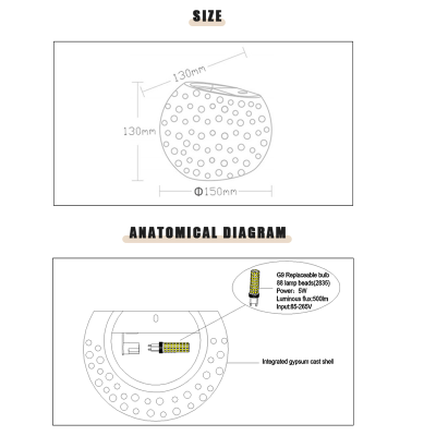 LED Gypsum Light GYL460picture5