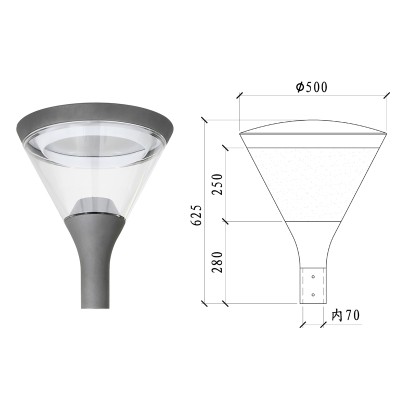 LED Post Top Light PTL720picture5