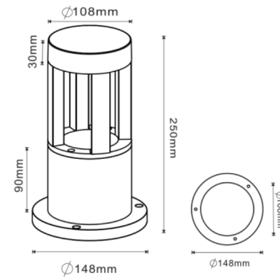 LED Bollard Light BLL1580picture5