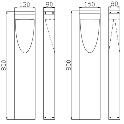 LED Bollard Light BLL1200picture4