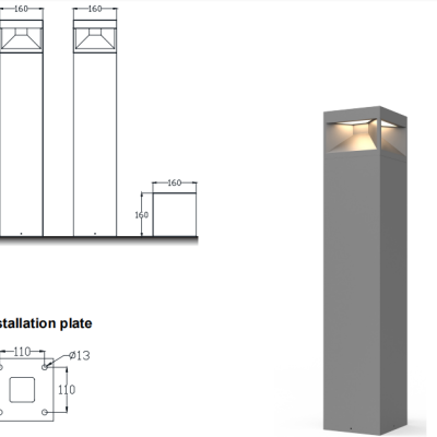 LED Bollard Light BLL760picture4