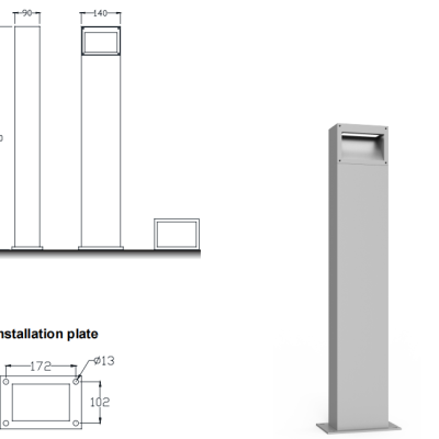 LED Bollard Light BLL740picture4