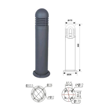 LED Bollard Light BLL1680picture4