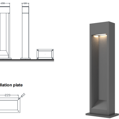 LED Bollard Light BLL1300picture4