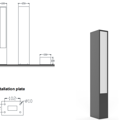 LED Bollard Light BLL1690picture4