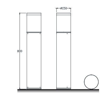 LED Bollard Light BLL1700picture2