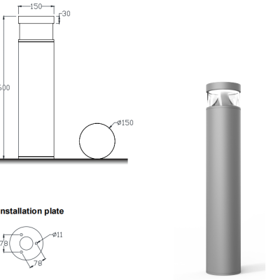 LED Bollard Light BLL1720picture4