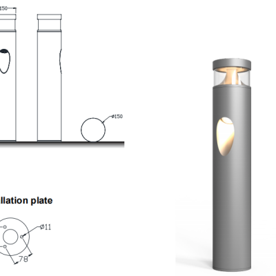 LED Bollard Light BLL1310picture4