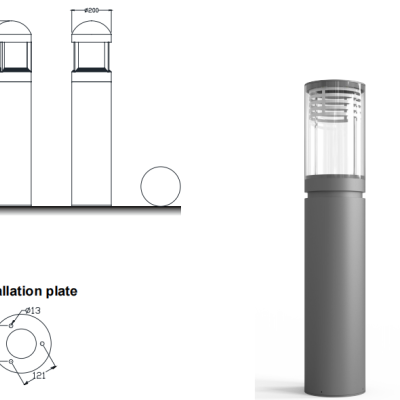 LED Bollard Light BLL1330picture4
