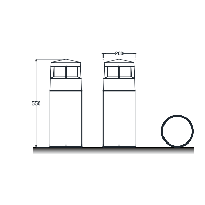LED Bollard Light BLL1340picture2