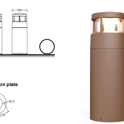 LED Bollard Light BLL1340picture4