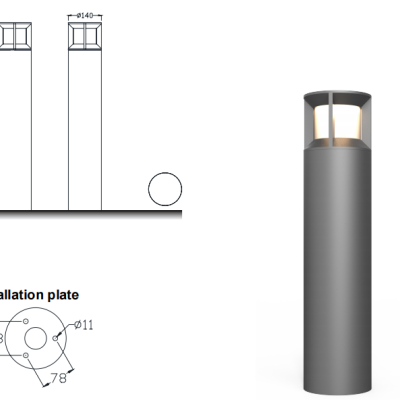 LED Bollard Light BLL790picture4