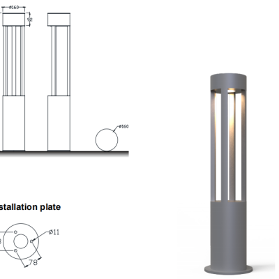 LED Bollard Light BLL1360picture4