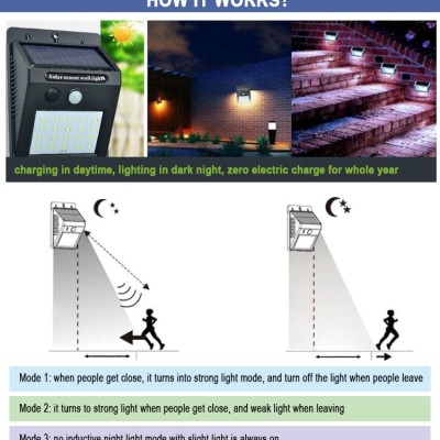 Solar Wall Light SWL700picture3