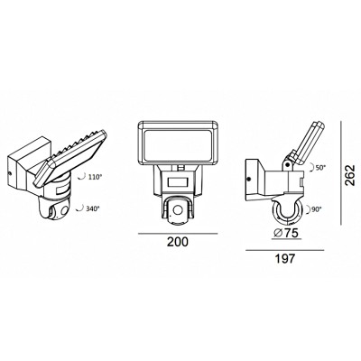 Solar Wall Light SWL720picture4