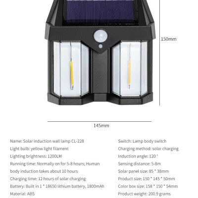 Solar Wall Light SWL1300picture6