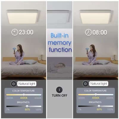 Square 2.4G remote 36W smart ceiling lamp SML900picture3