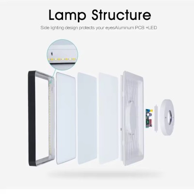 Square 2.4G remote 36W smart ceiling lamp SML900picture5