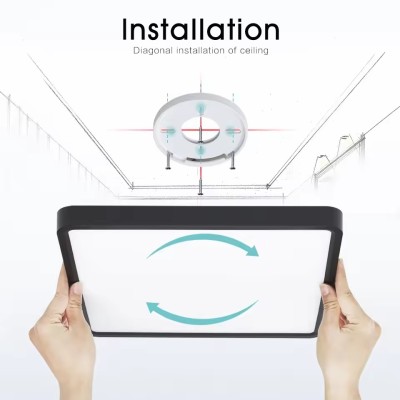 Square 2.4G remote 36W smart ceiling lamp SML900picture6