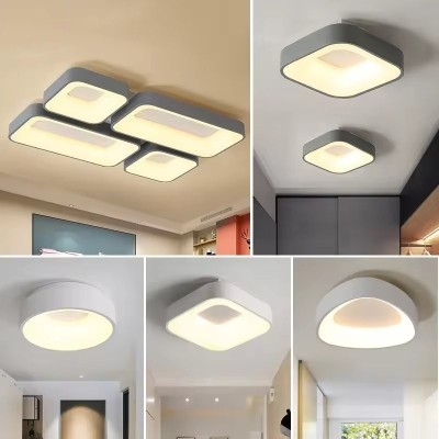 Smart remote surface mounted square round modern LED ceiling lamp SML1000picture3