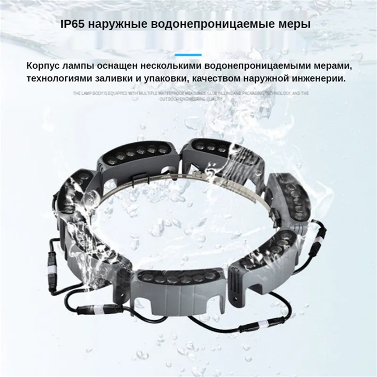 15W Black LED Solar Hug Tree Light Solar Hold Column Lamp Ring Garden Led Spot Light Ip65 Outdoor Landscape Spotlight