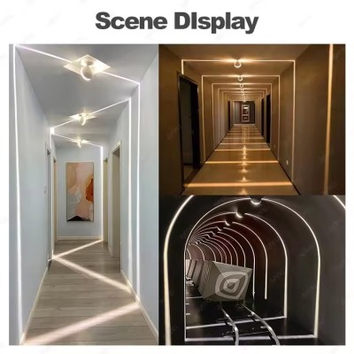 360° Rotating Corridor Exterior Wall Decorative LED Window Light WSL200picture5
