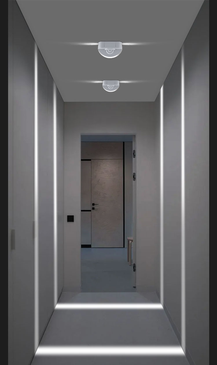 360 Degree Rotating Corridor Exterior Wall Decorative Landscape Led Window Light Decoration Window Sill Led Trick Light