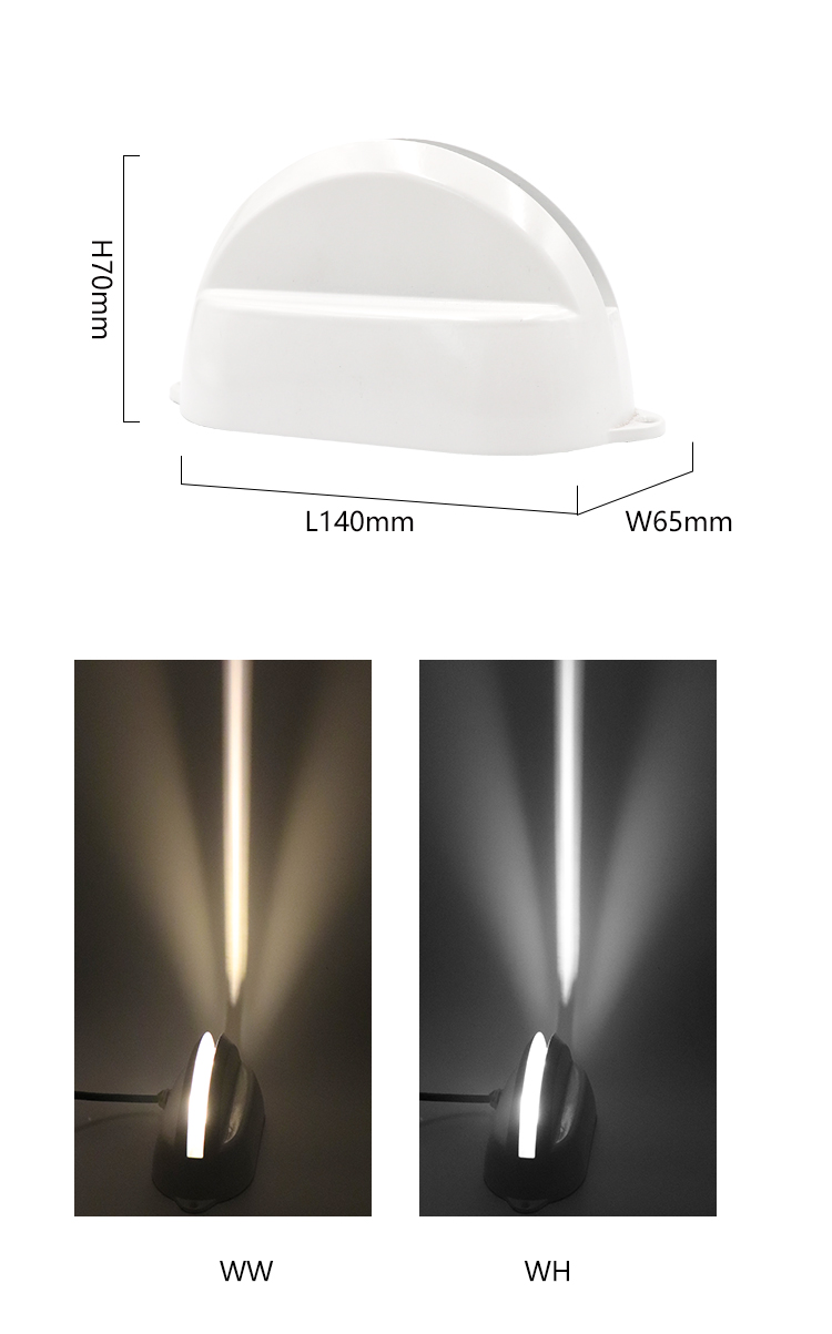 White Black Color Aluminum Housing Outdoor IP65 LED Windows Lighting External Wall Light