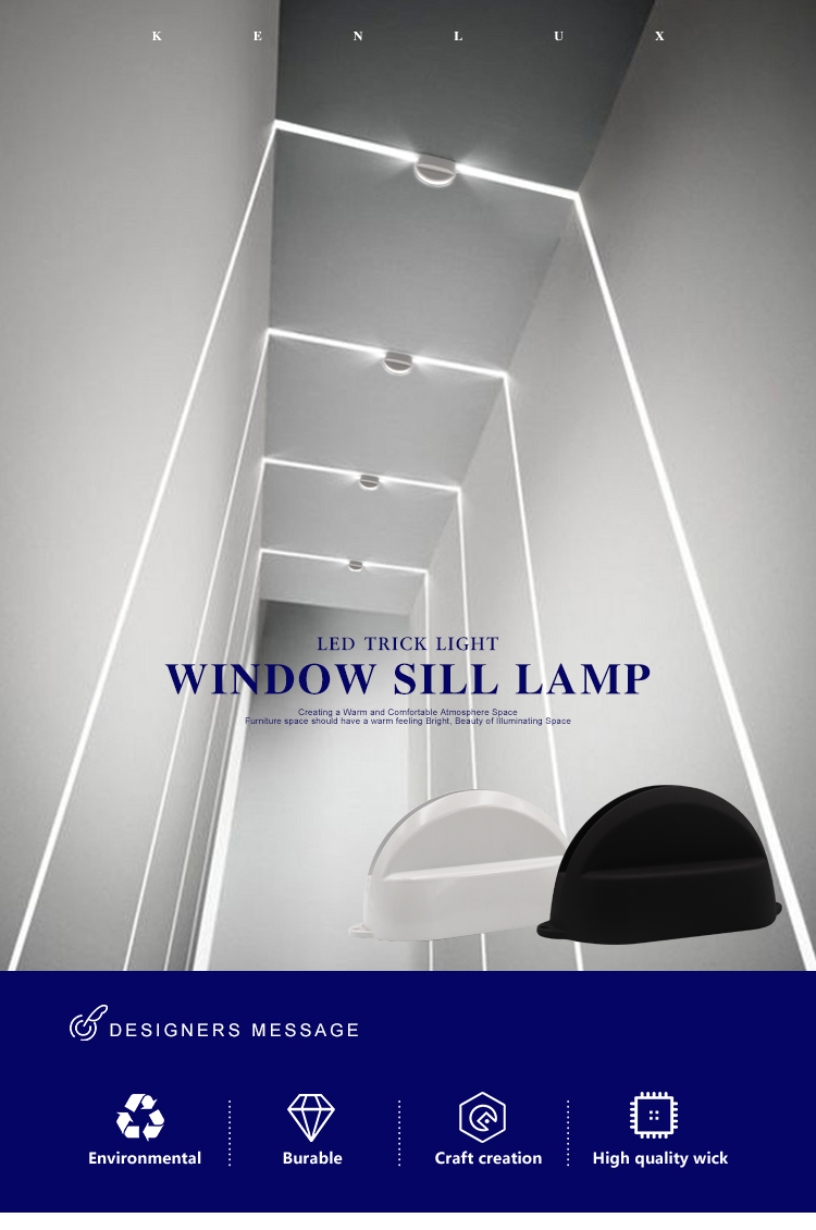 White Black Color Aluminum Housing Outdoor IP65 LED Windows Lighting External Wall Light