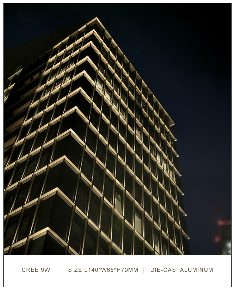 White Black Color Aluminum Housing Outdoor IP65 LED Windows Lighting External Wall Light