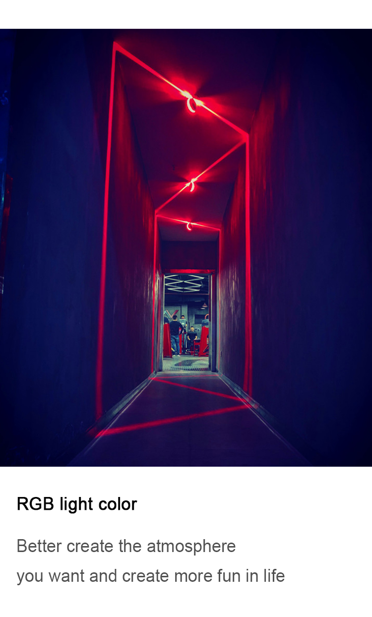 Perso<i></i>nality and Creativity 3000K/6000K RGB Color Temperature LED Decorative Wall Lamp and Window Sill Lamp