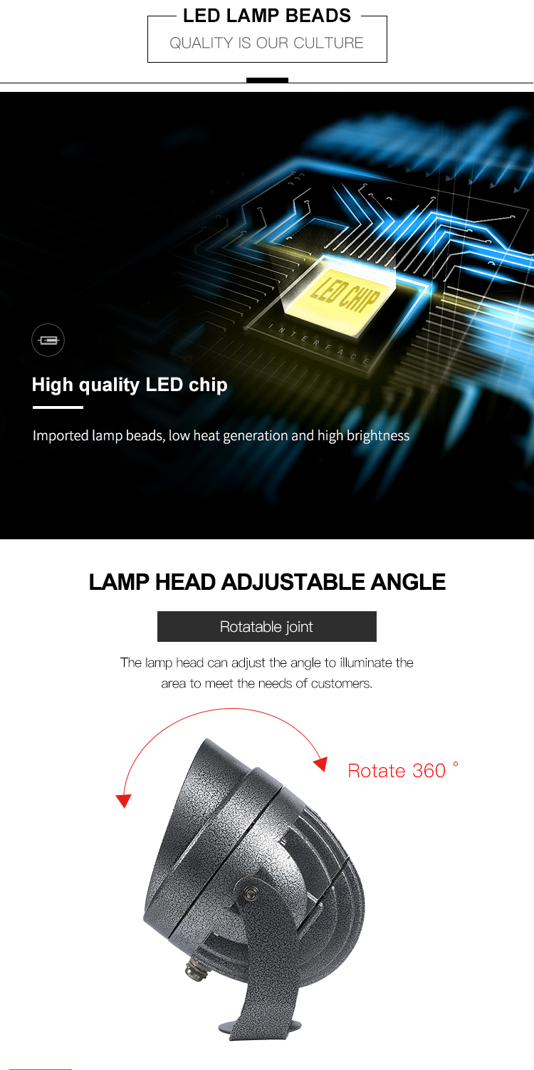 Low Price IP65 Outdoor Waterproof Aluminum 10watt Led Spot Light