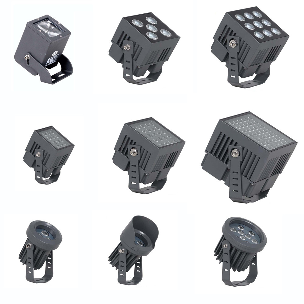Narrow Beam 1 Degree Outdoor Landscape Projector Spot Led Light 50w Waterproof Rgb Led Flood Light