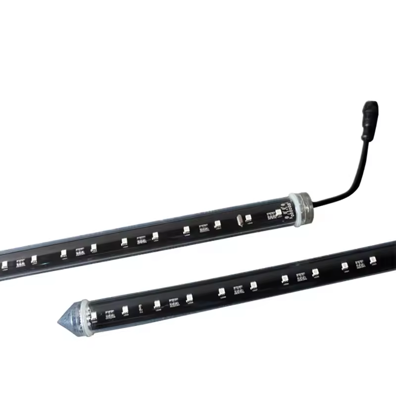 360° 15mm 20mm 30mm RGB 3D Addressable LED Digital Pixel Tubes DGT1200