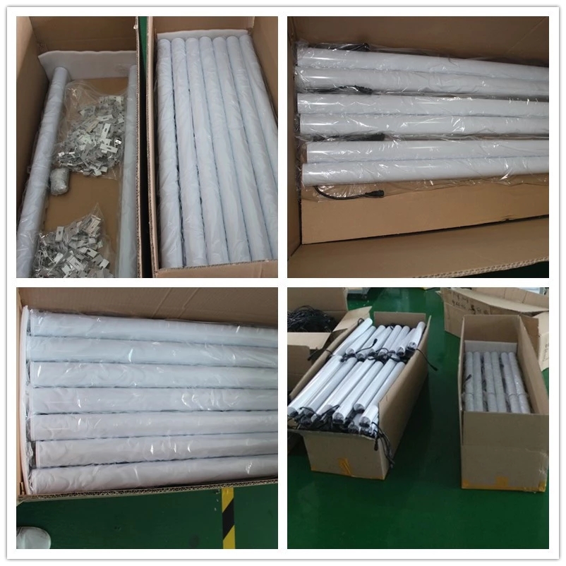 IP66 Outdoor Waterproof LED RGB Tube Digital Building Decorative Light RGB Guardrail Tube Programmable  Dmx Rgb 12V 24V  220V