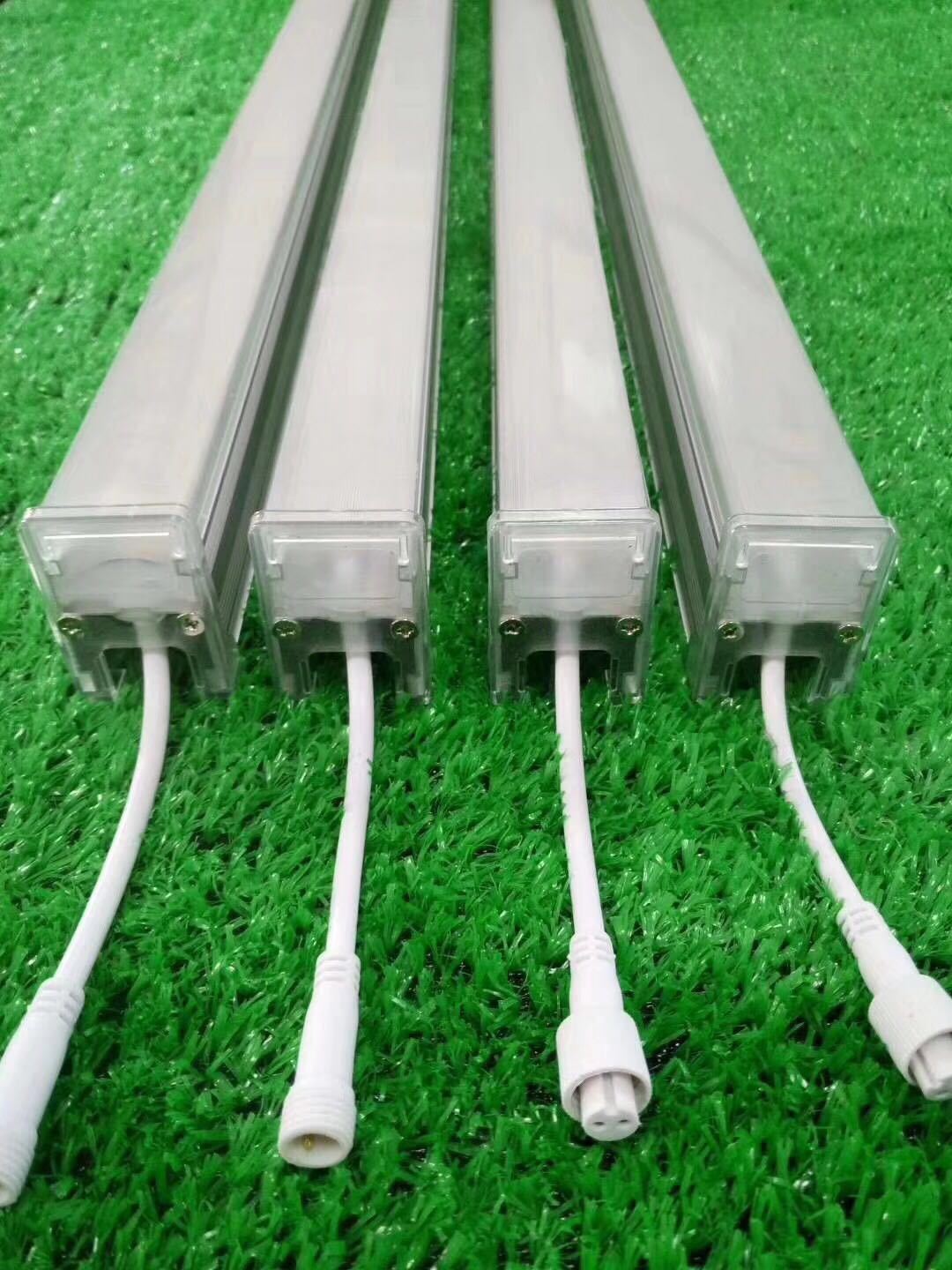 IP66 Outdoor Waterproof LED RGB Tube Digital Building Decorative Light RGB Guardrail Tube Programmable  Dmx Rgb 12V 24V  220V