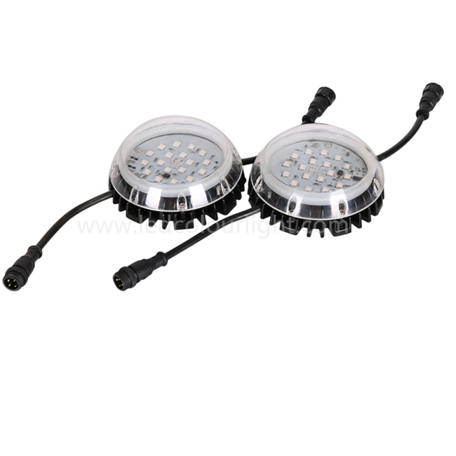 DMX Led Rgb Pixel Lighting DV12-24V High Power Rgb Led Dot Light Matrix Led Pixel Nightclub Light
