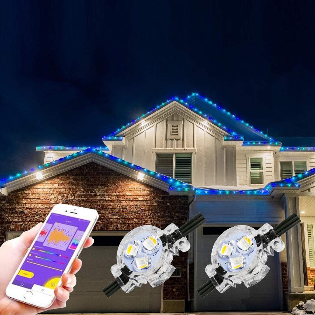 Led Pixel Light America and Canada Waterproof Outdoor IP68 Led Rgb 30mm Led Point Lights Pixel Led Rgb