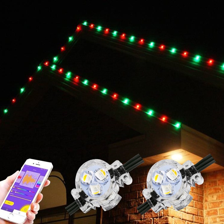 Led Pixel Light America and Canada Waterproof Outdoor IP68 Led Rgb 30mm Led Point Lights Pixel Led Rgb
