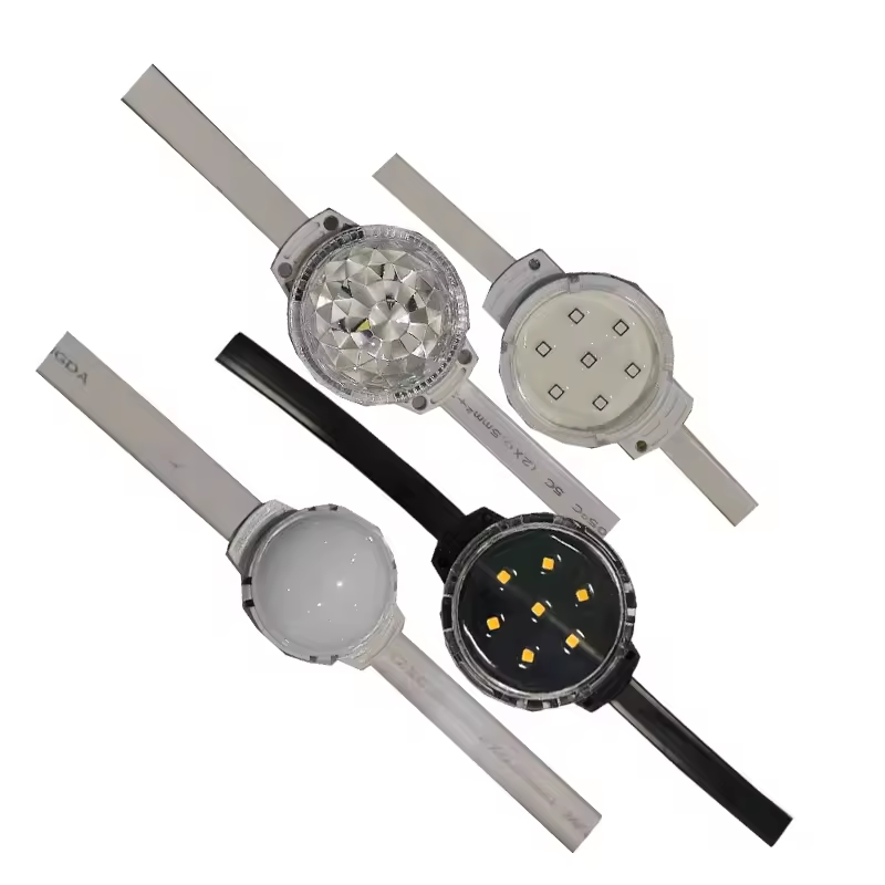 Addressable 50mm RGB Pixel String Light Outdoor Facade Building Advertising LED Point Light