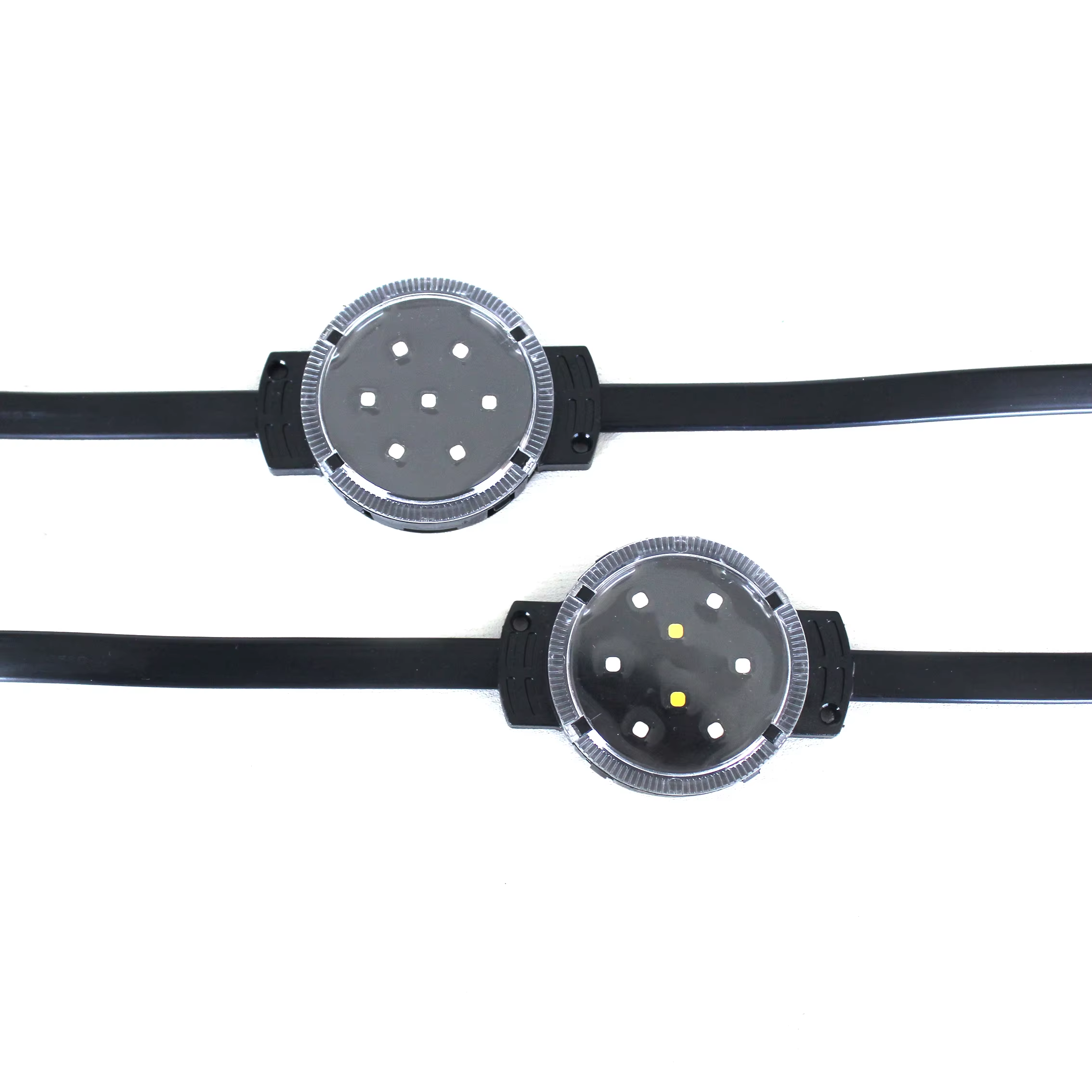 Outdoor 50mm Pixel Point Light Addressable DC24V Permanent Holiday LED String For Building Decoration