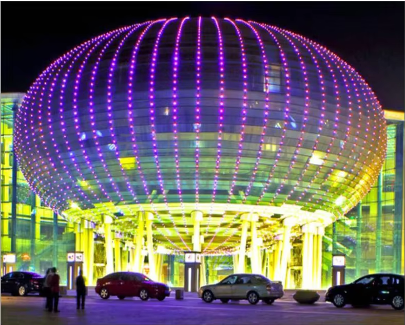 12V Christmas Lights WiFi Intelligent Co<i></i>ntrol Led Disco  Led Pixel Ball Rgb Colorful 3d Ball String Light