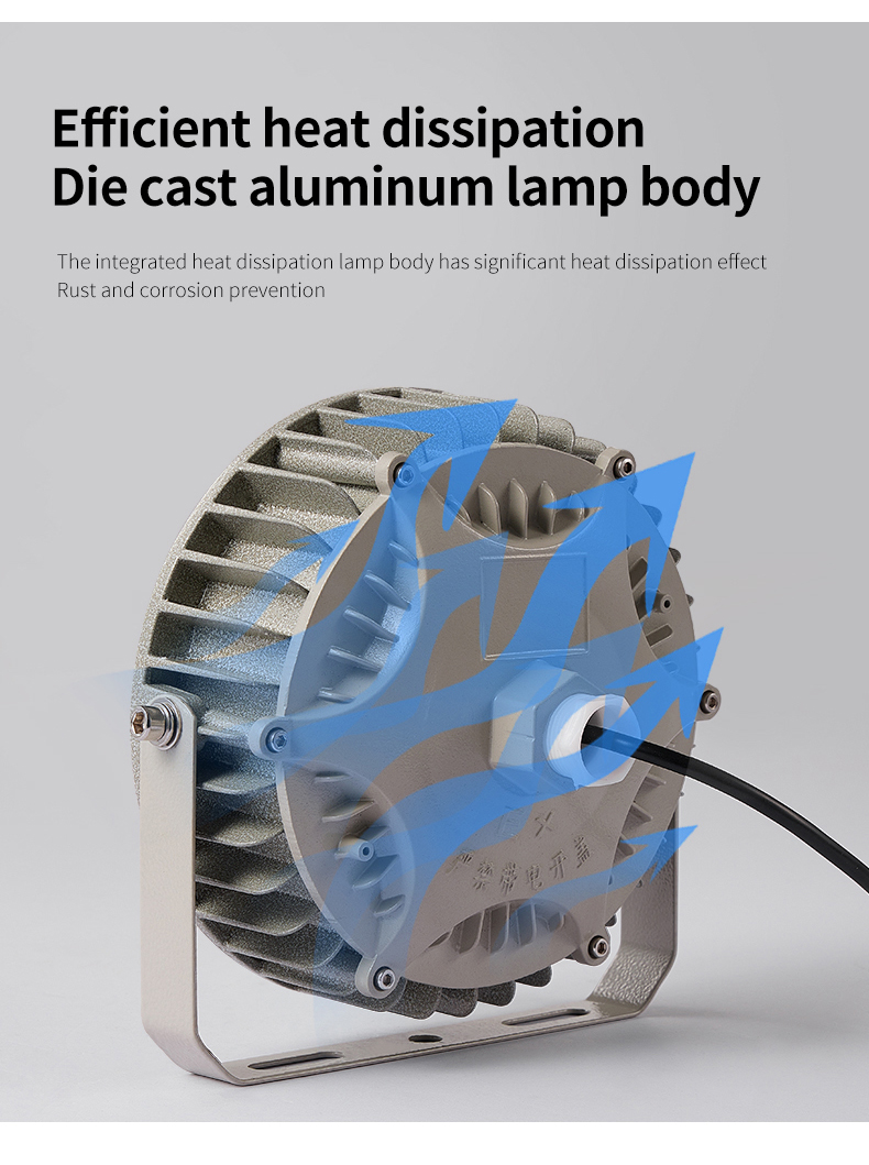 Explosion Proof Light Waterproof IP65 40W 60W 80W 120W 5 Years Warranty Led Explosion-proof Light for Oil and Gas Station