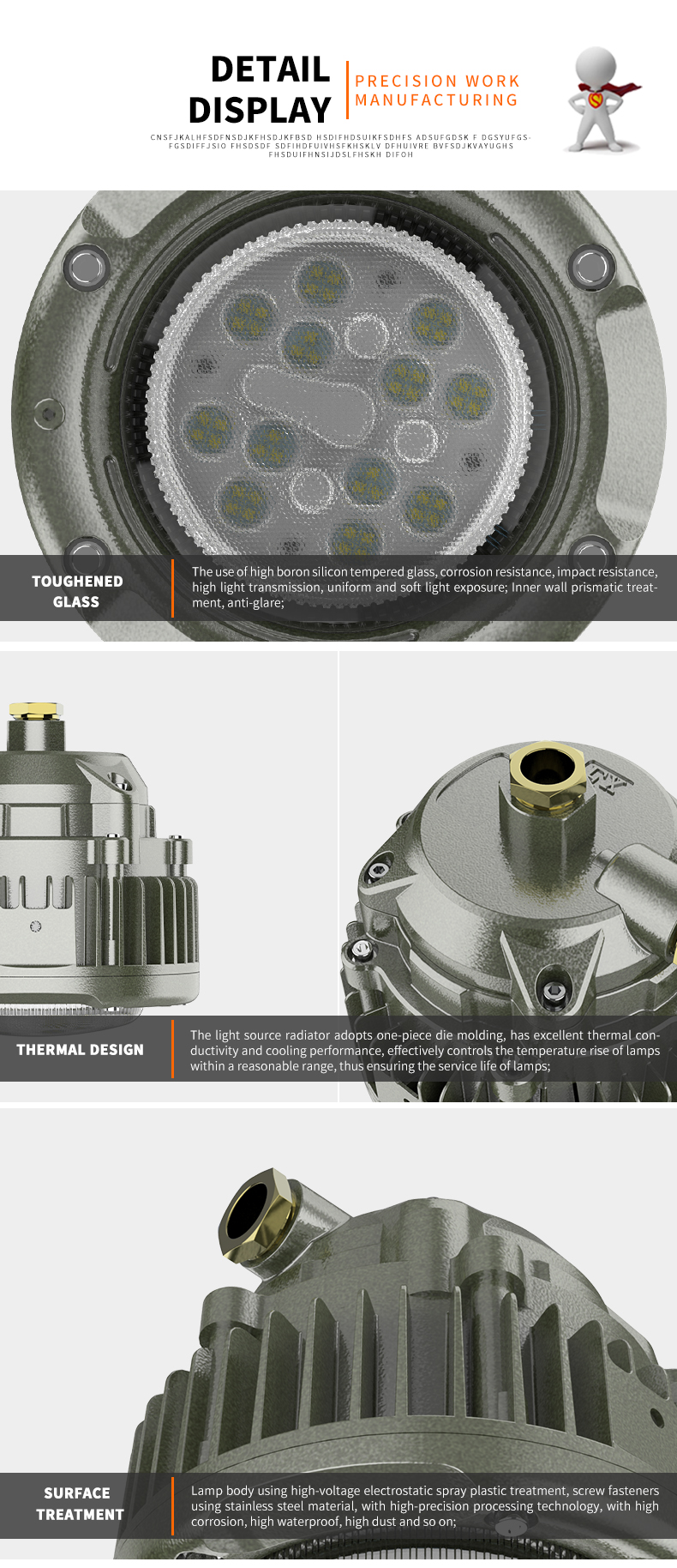Atex High Quantity Led Explosion-proof Lamp New Designed Atex Explosion Proof Lighting