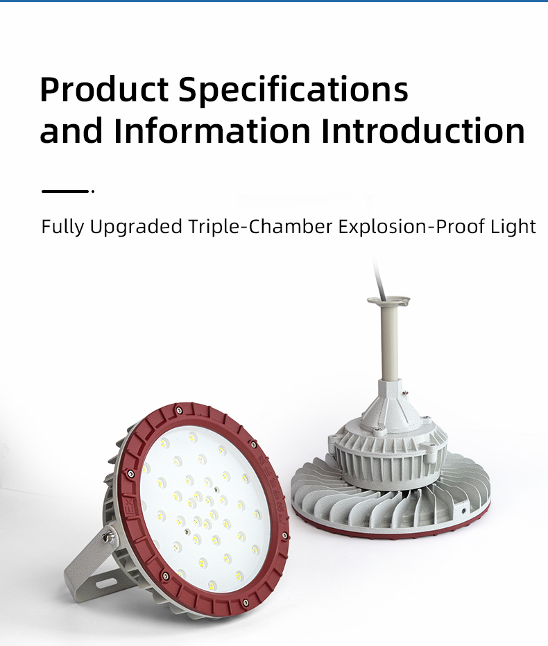 Factory Supply LED100W Explosion-Proof Light Waterproof IP66 Rating EX Lamp