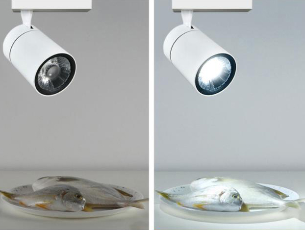 Hot Sales CE Aluminum Body 3 Years Warranty 25W 30W LED Track Light Fresh Light for Meat Vegetables Fruit Bread Sea Food